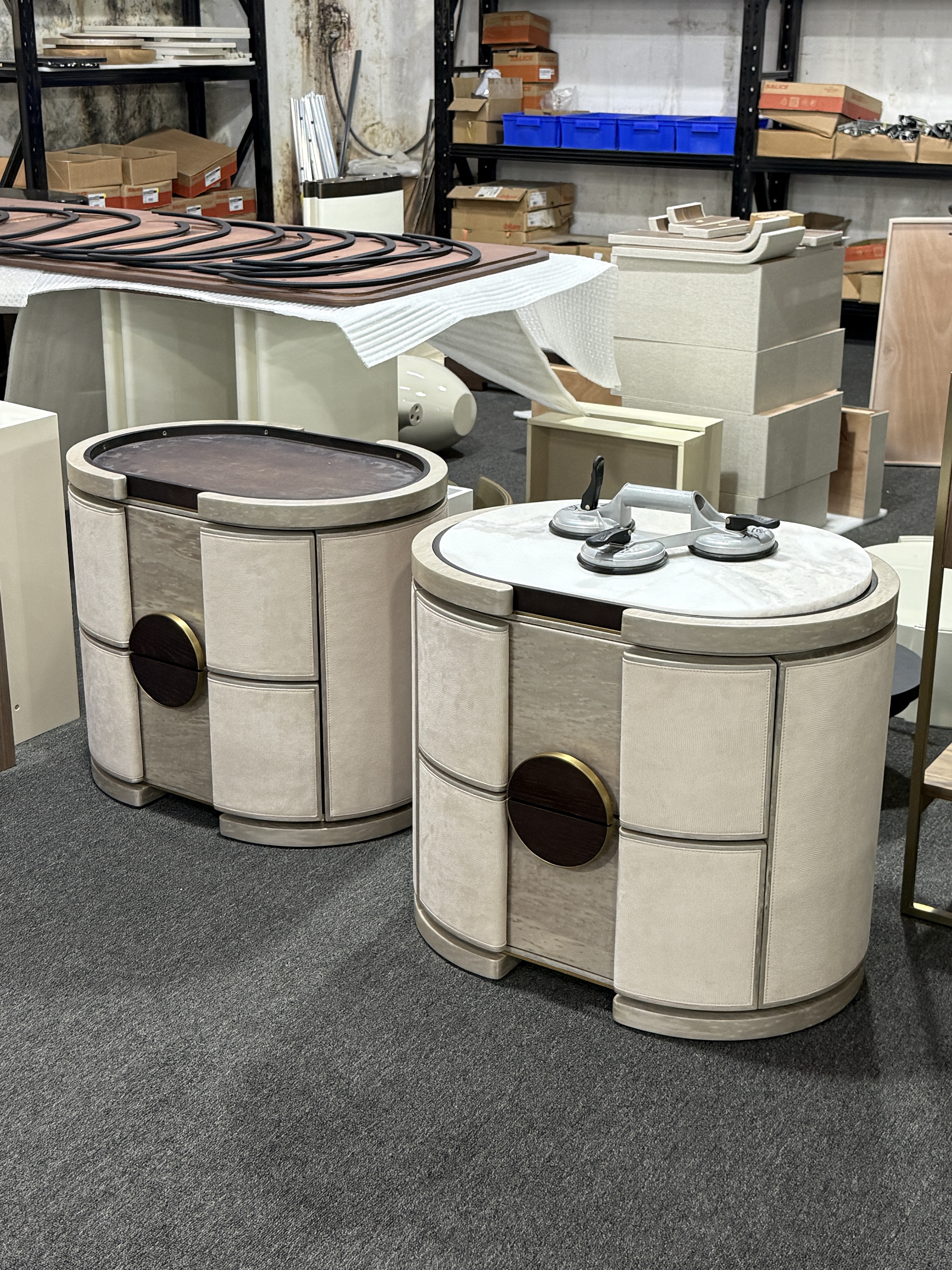 Material and finish selection